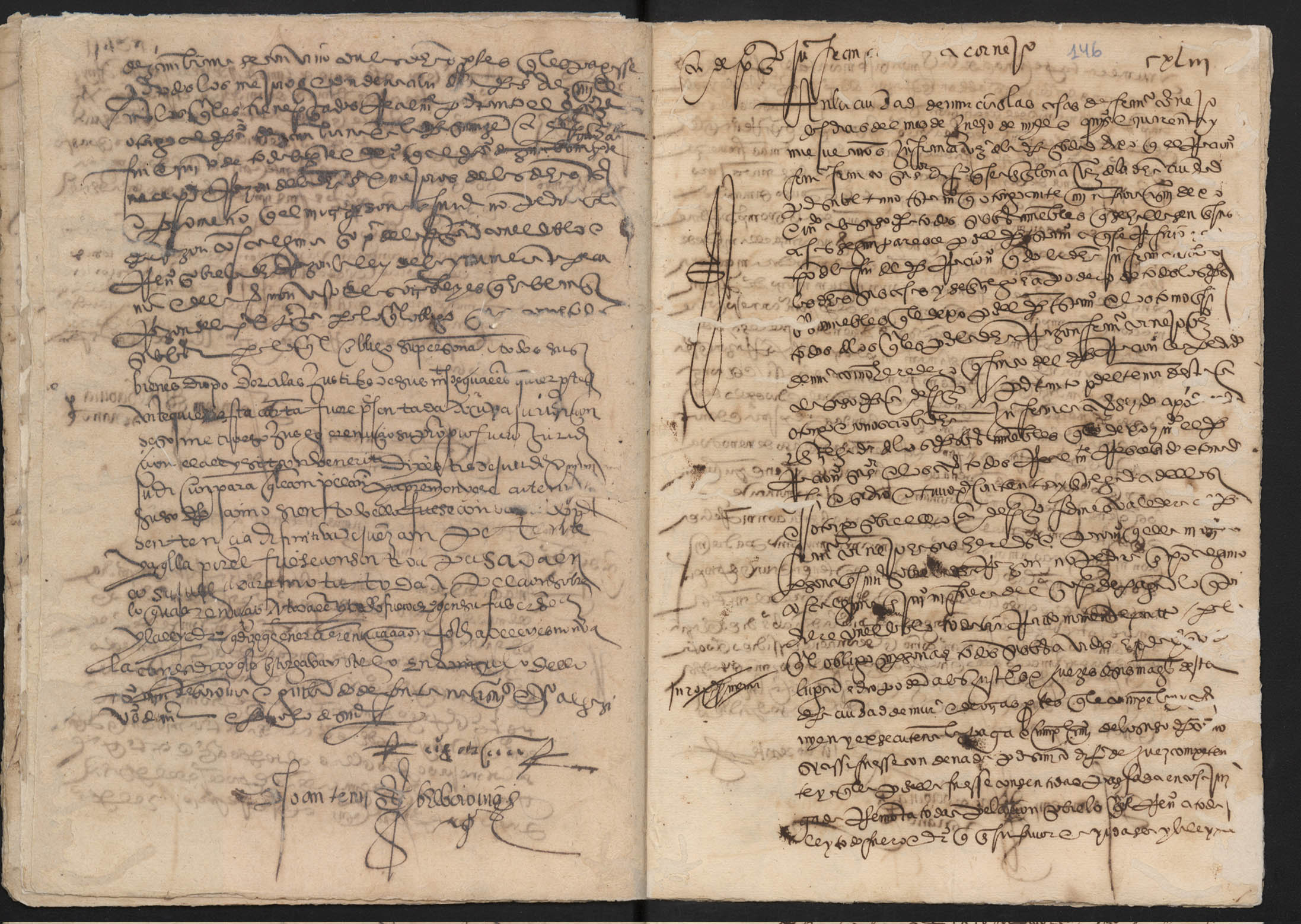 Registro de Bartolomé de Borovia, Murcia. Años 1549-1550.